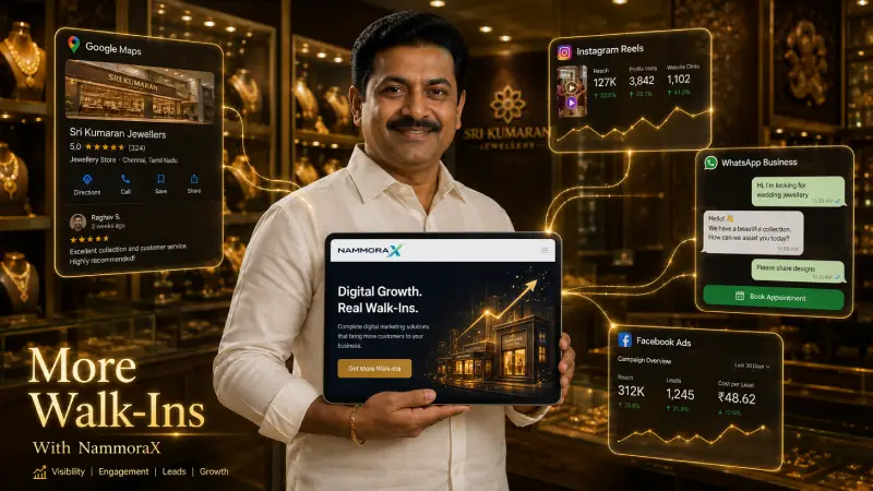 How NammoraX Can Help Your Jewellery Shop Get More Walk-Ins - NammoraX